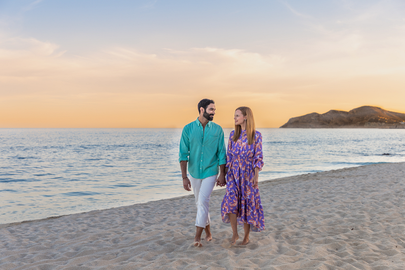 Garza blanca cabo beach couple